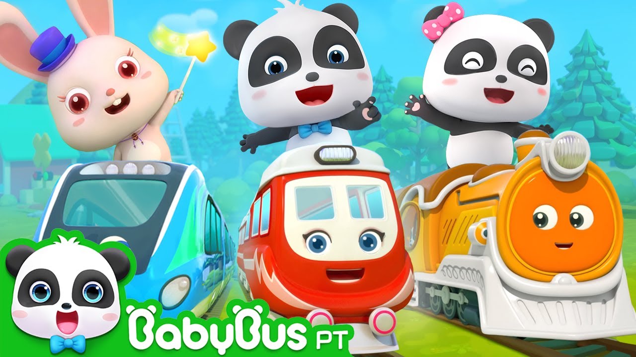 🐼 Músicas Infantis | Criancinhas Abrem Ovos-Surpresa | Carro Desenho | BabyBus Português