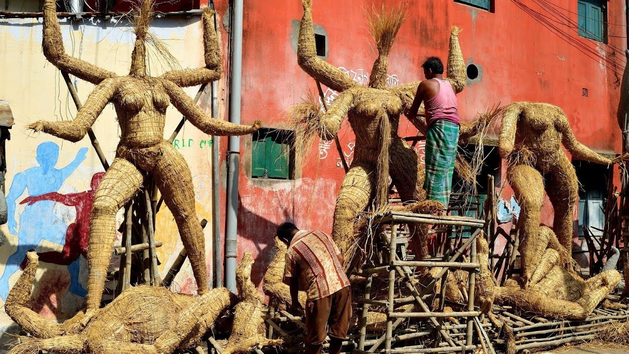 Maa Kali Murti Making | Small Kali Idol Making | Kali Puja 2021 | কালি ঠাকুর তৈরি | How to Make Kali