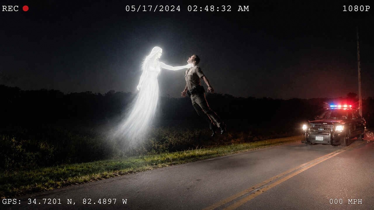 Glowing Humanoid Entity Caught On Camera!