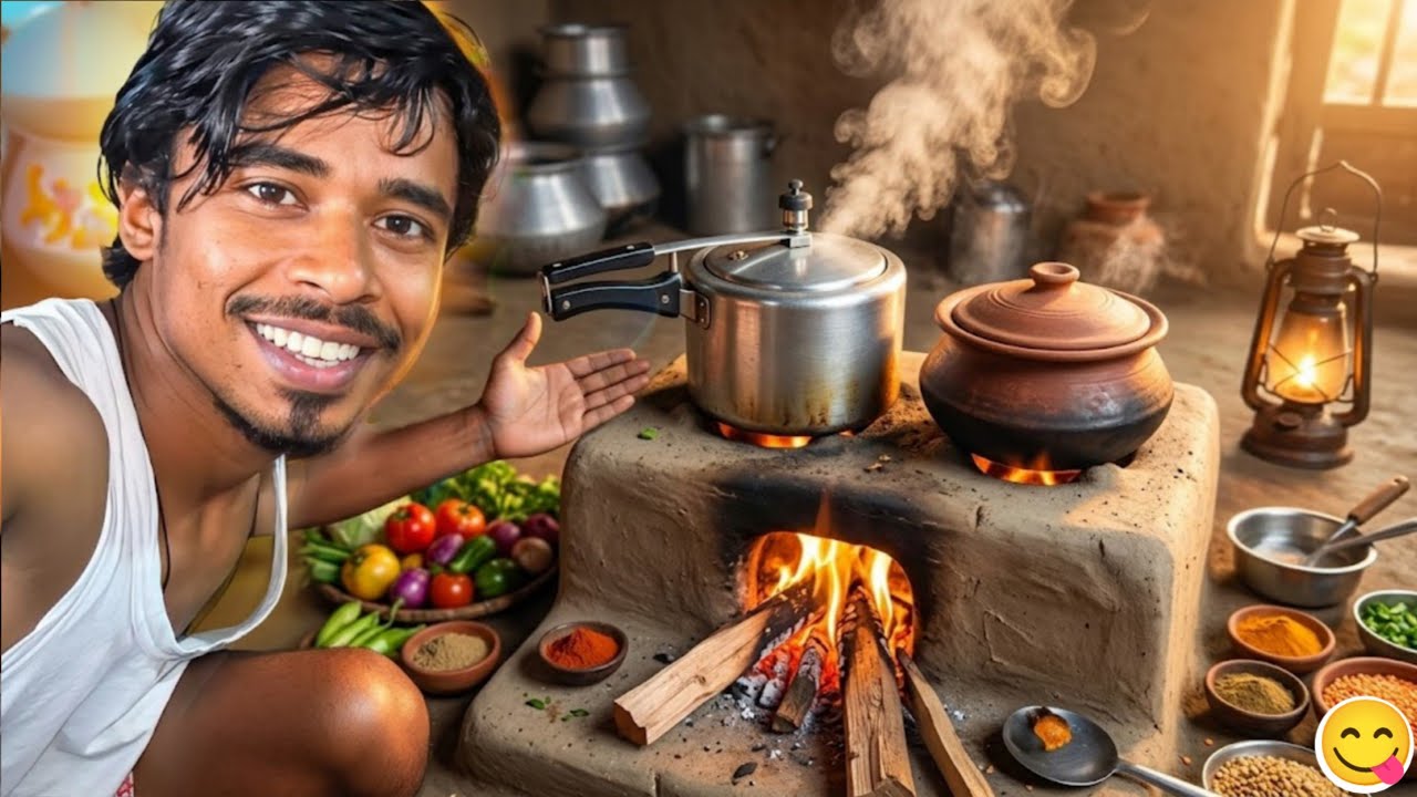 Gaon Ka Kitchen Mitti Ka Chulha 😍 (Not LPG GAS ) 