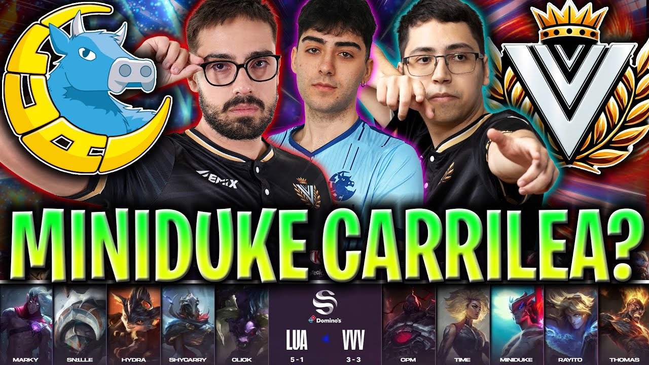 MINIDUKE Y RAYITO MODO CARRY!😱 - LUA vs VVV SUPERLIGA DOMINOS INVIERNO 2025 LVP