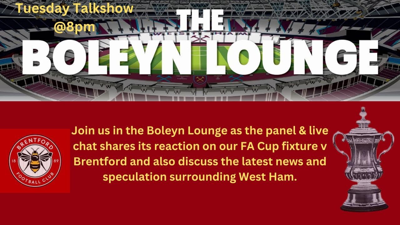The Boleyn Lounge Tuesday Talkshow @8pm