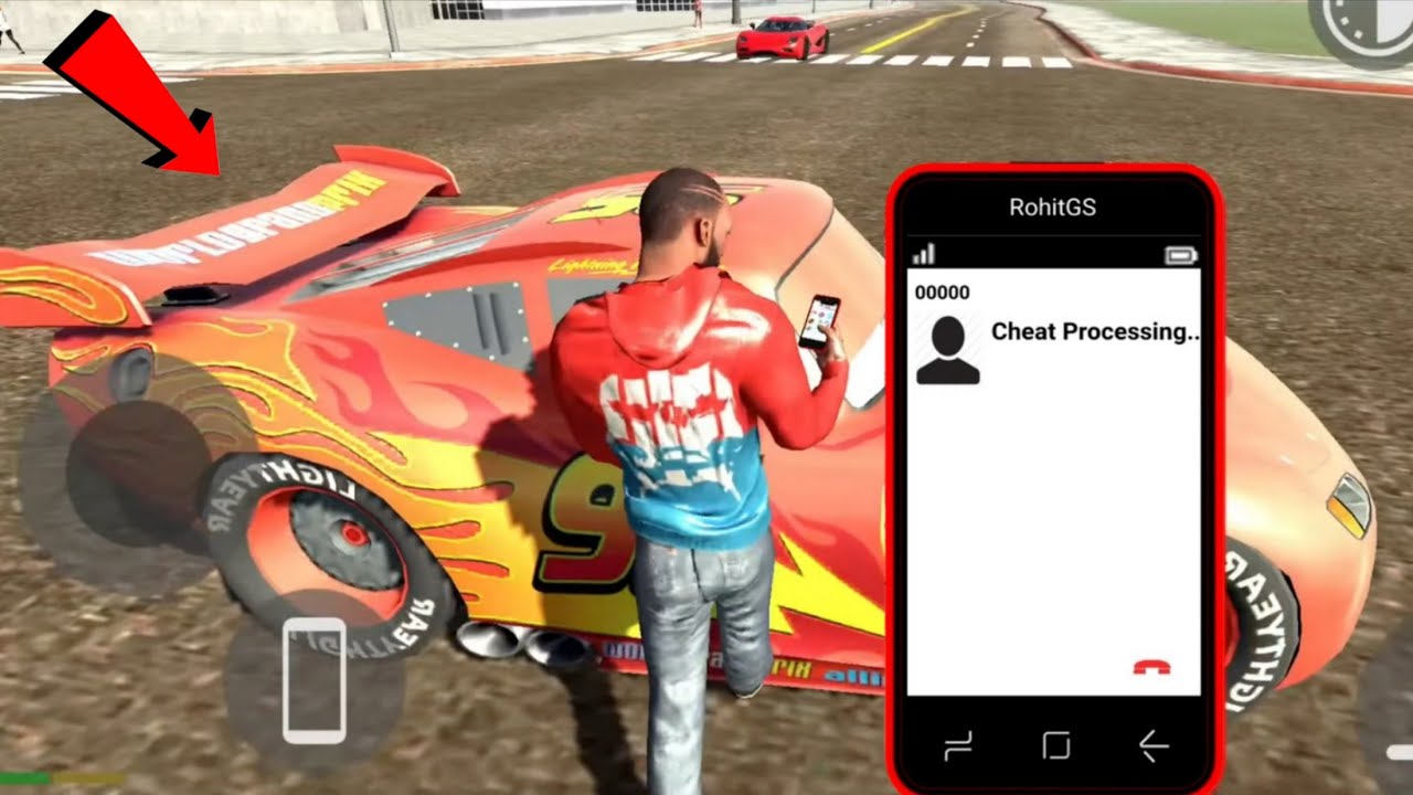 MCQUEEN CAR CHEAT CODE in Indian Bike Driving 3D | Indian Bike Driving 3D NEW UPDATE 