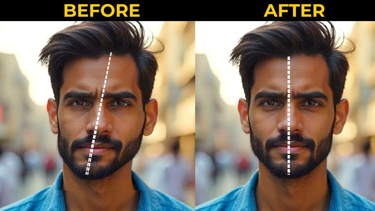 മുഖത്തിന്റെ ഷേപ്പ് എങ്ങനെ മാറ്റം | How to Make Your Face More Symmetrical