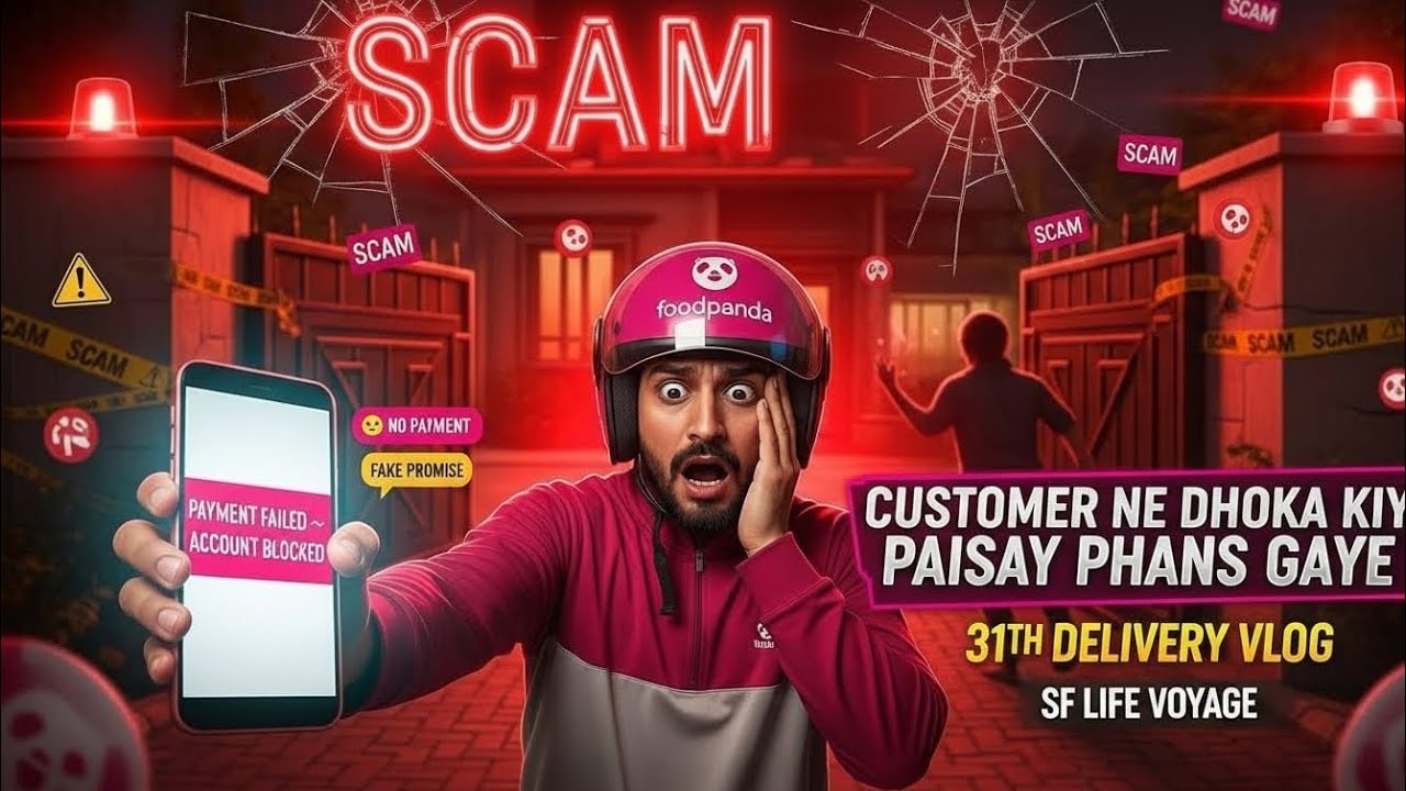 Foodpanda Rider Scam Alert ⚠️ |Customer Ne Scam Karne Ki Koshish Ki 😡| DHA Karachi