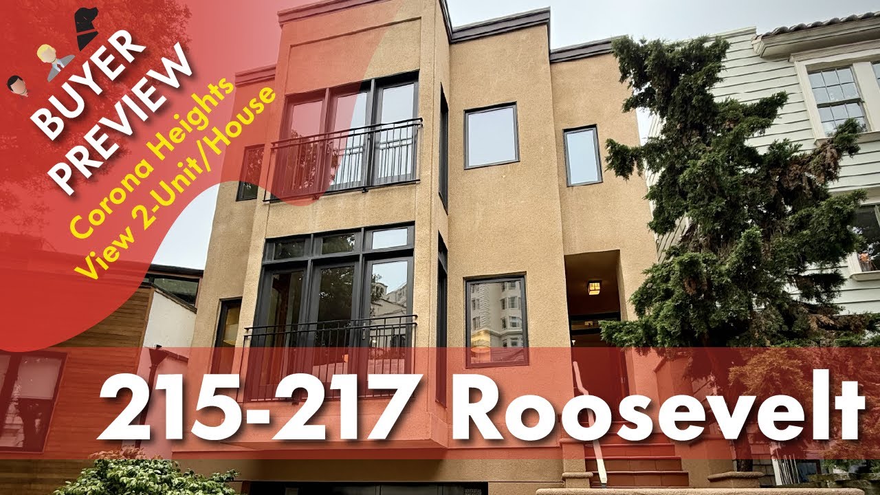 Buyer Preview: 215-217 Roosevelt, San Francisco, Corona Heights - 4K