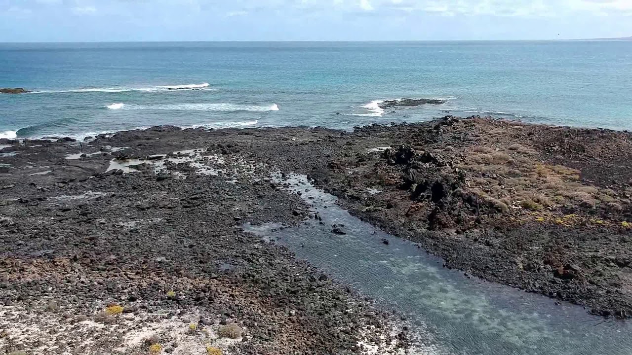Mała laguna na Lobos dji spark