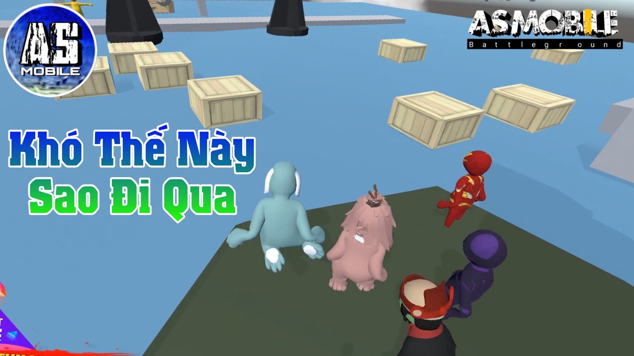 [Human Fall Flat] Cún Xanh Thể Hiện Và Cái Kết | AS Mobile