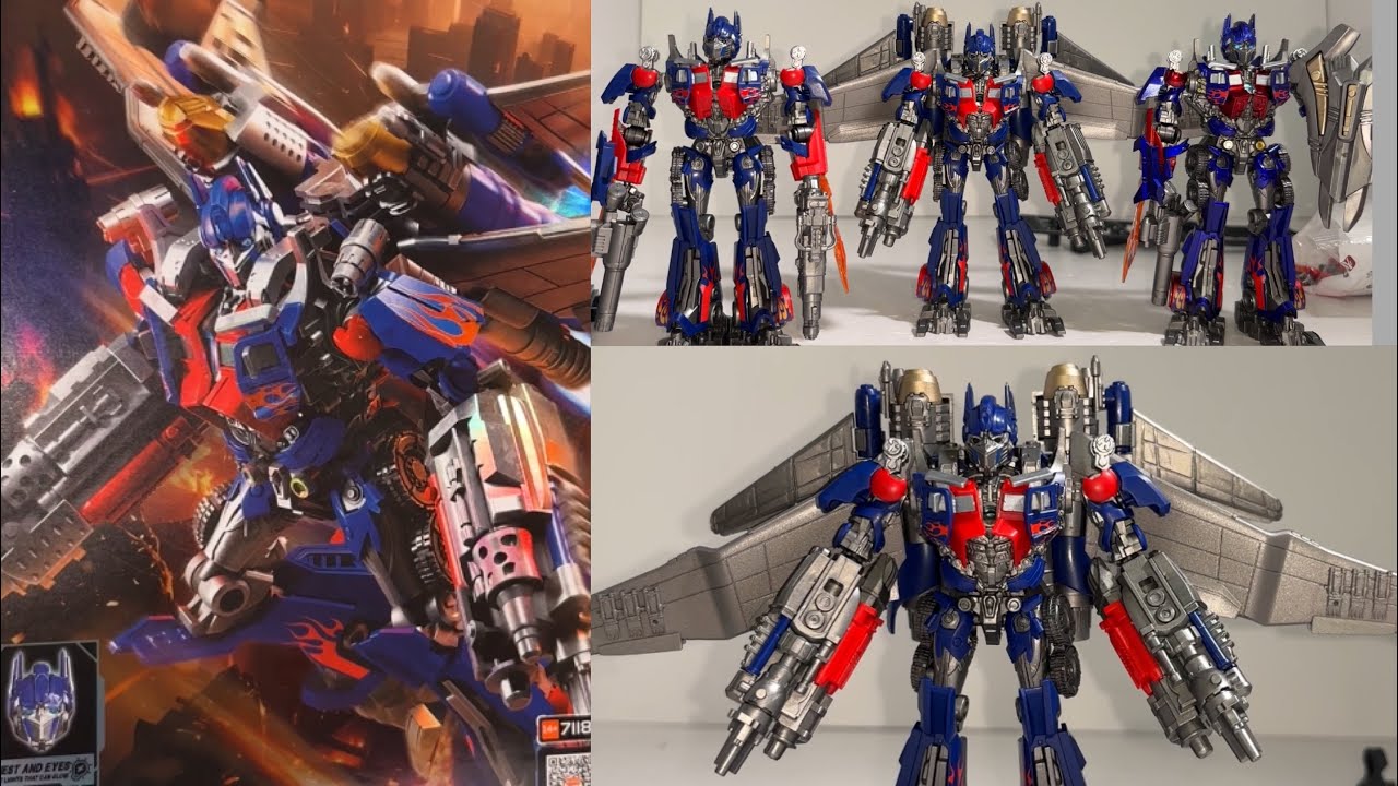 ITS SO GOOD! Transformers dark of the moon Jet Wing Optimus prime review. Blokees best kit yet