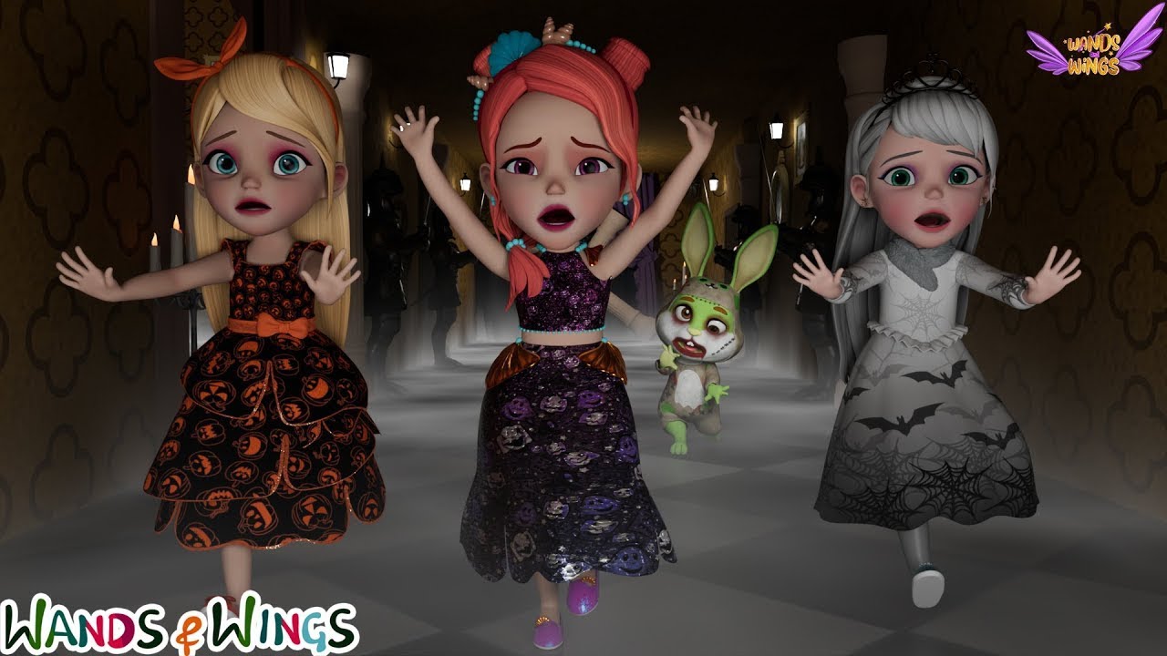 I See a Ghost | Princesses Halloween Song | Princess Tales