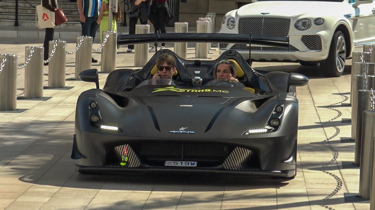 Supercars in Monaco 2023 + windshieldless Dallara Stradale D50!!
