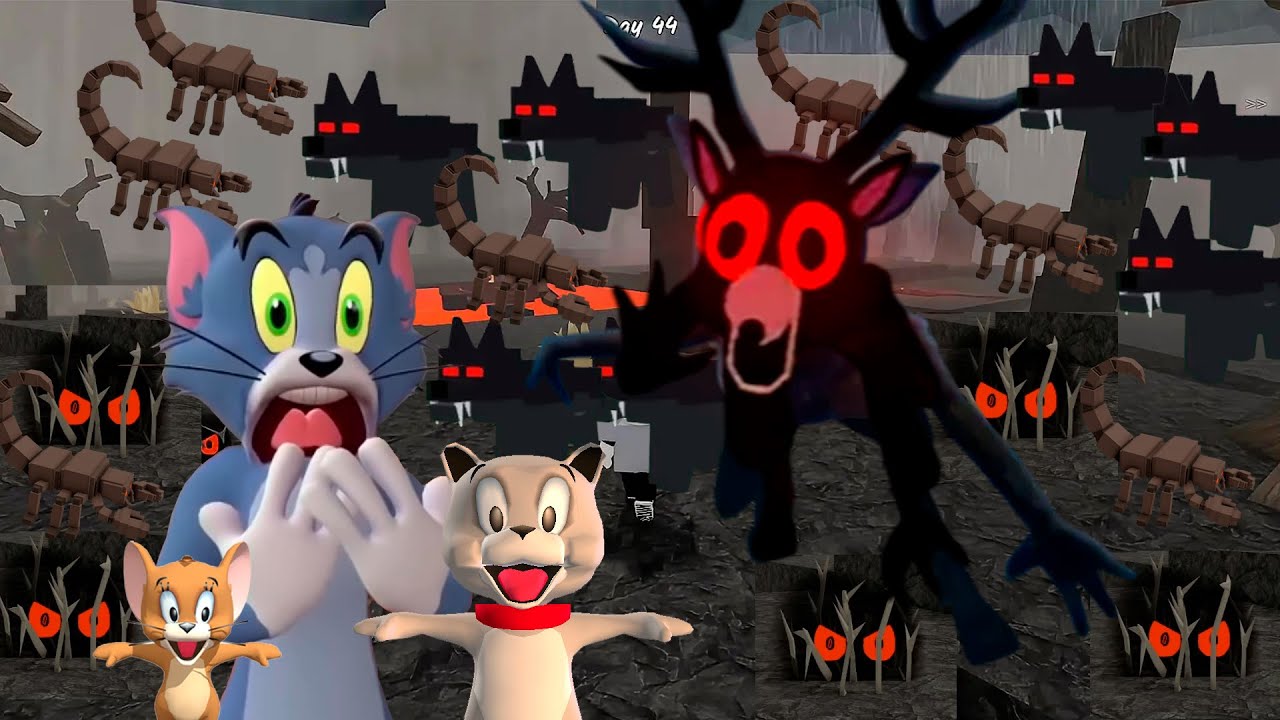 NEW LOCATION! Tom and Jerry Plays Roblox 99 Nights in the Forest Pt.5
