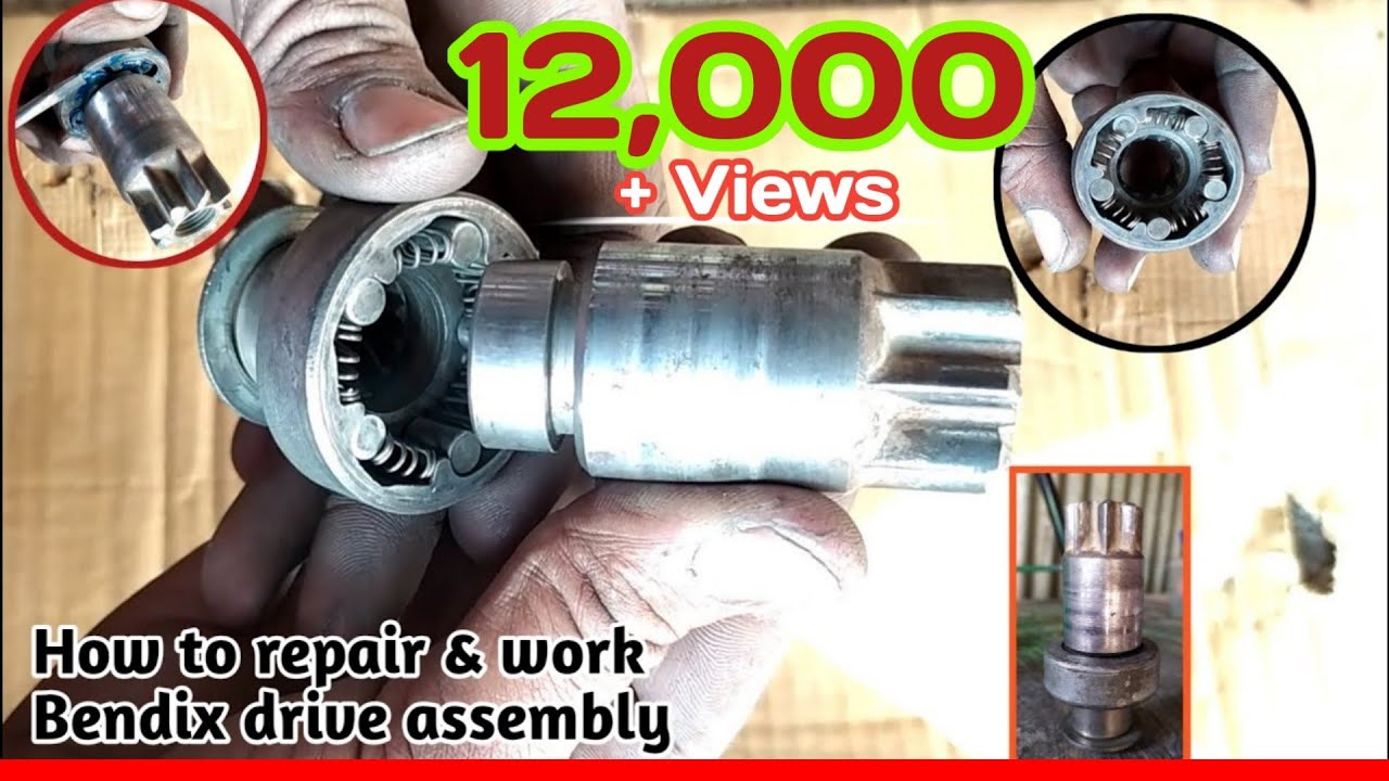 Bendix drive repair ! How to repair Bendix assembly ( Hindi ) ! Naveed Electration Technology