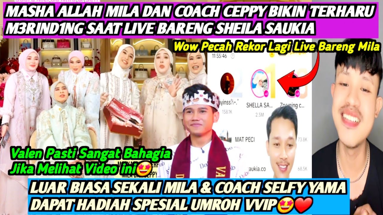 HEBOH BANGET‼️MILA & COACH CEPPY BIKIN SHEILA SAUKIA & PARA PENONTON MER1NDING SAAT LIVE❗WOW REKOR🔥👍