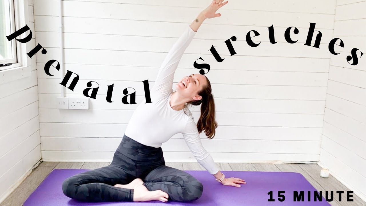 15 MINUTE PREGNANCY YOGA STRETCHES | Prenatal Yoga Stretch Routine for ALL TRIMESTERS