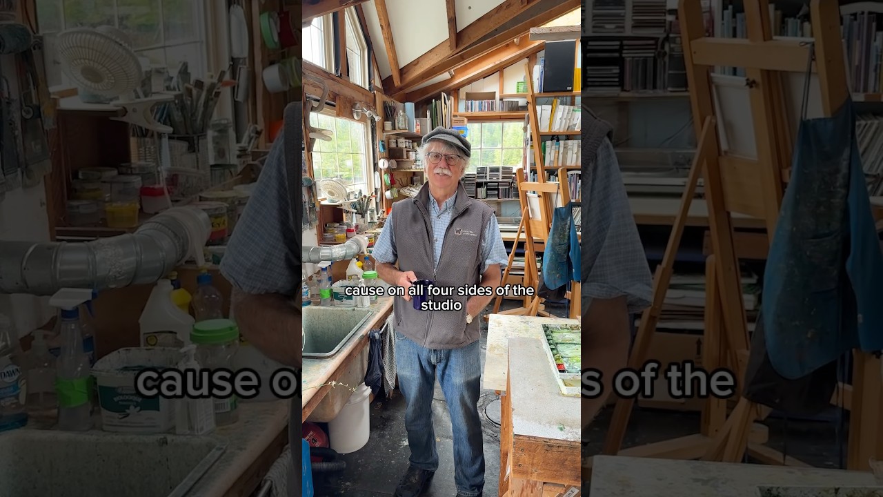 Невероятная плавучая художественная студия в океане