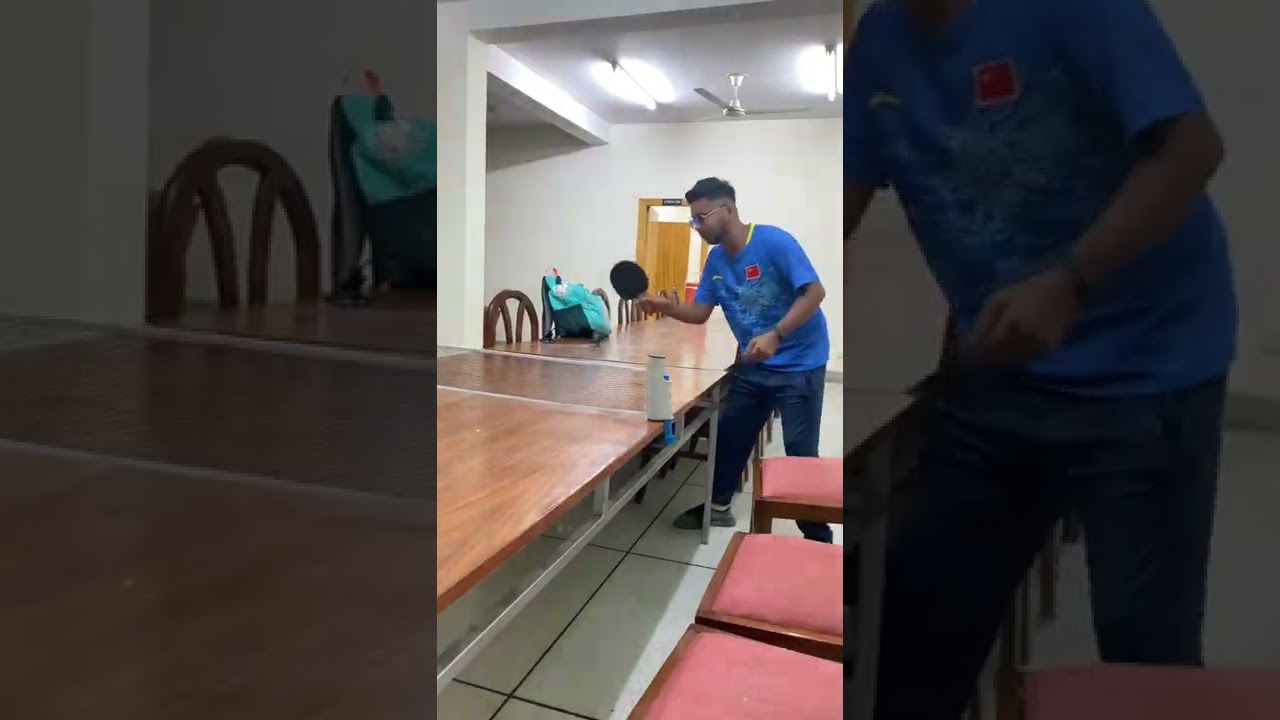 How to Play Table Tennis in home without table? #tabletennis #viralshorts #trending #subscribe