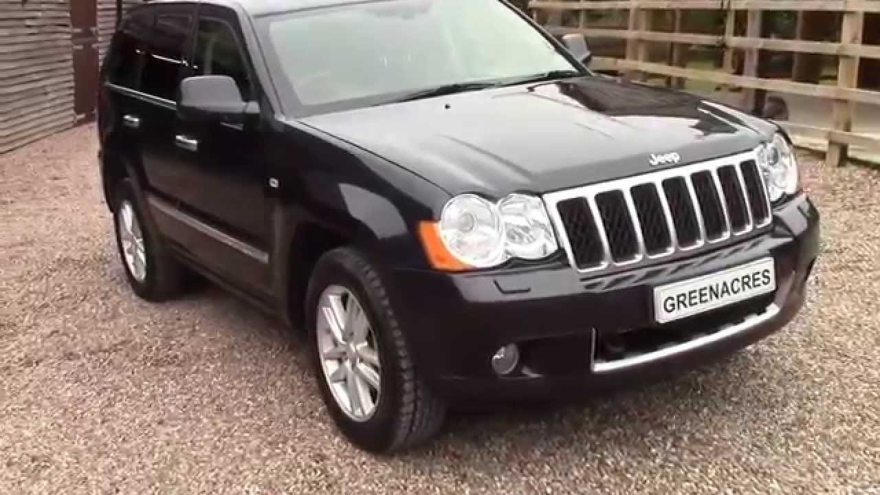 Used 2010 10 Reg JEEP GRAND CHEROKEE OVERLAND 3.0 CRD V6 FOR SALE in Nottinghamshire
