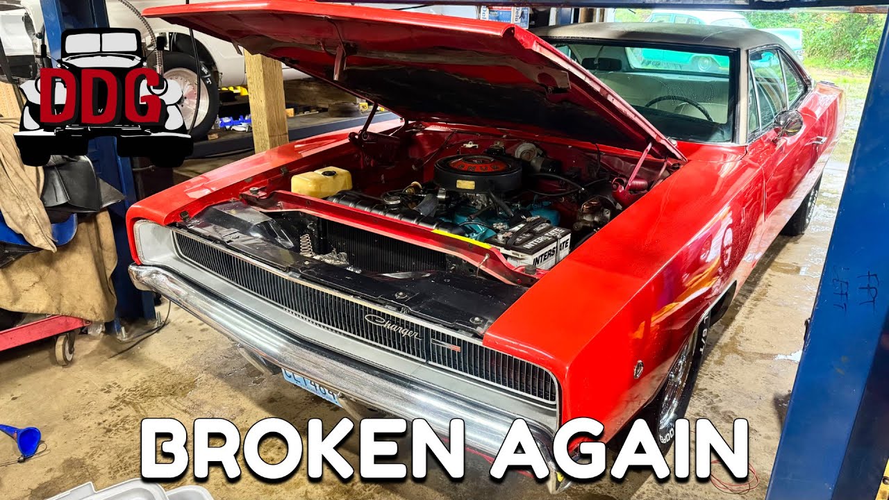 My Grumpy Mopar - 1968 Dodge Charger Points Ignition Problems, Edelbrock Carb Tech, And Much More