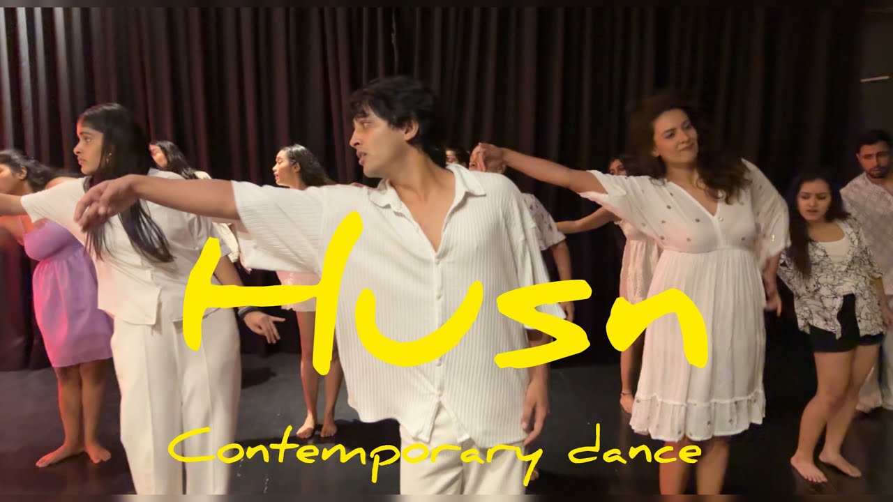 Husn song contemporary dance #vickyandaakanksha