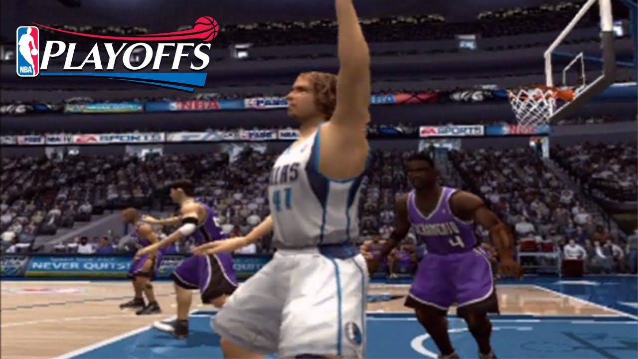 Changing NBA History: 2004 Playoffs Round 1 Kings vs Mavericks (NBA Live 2004)