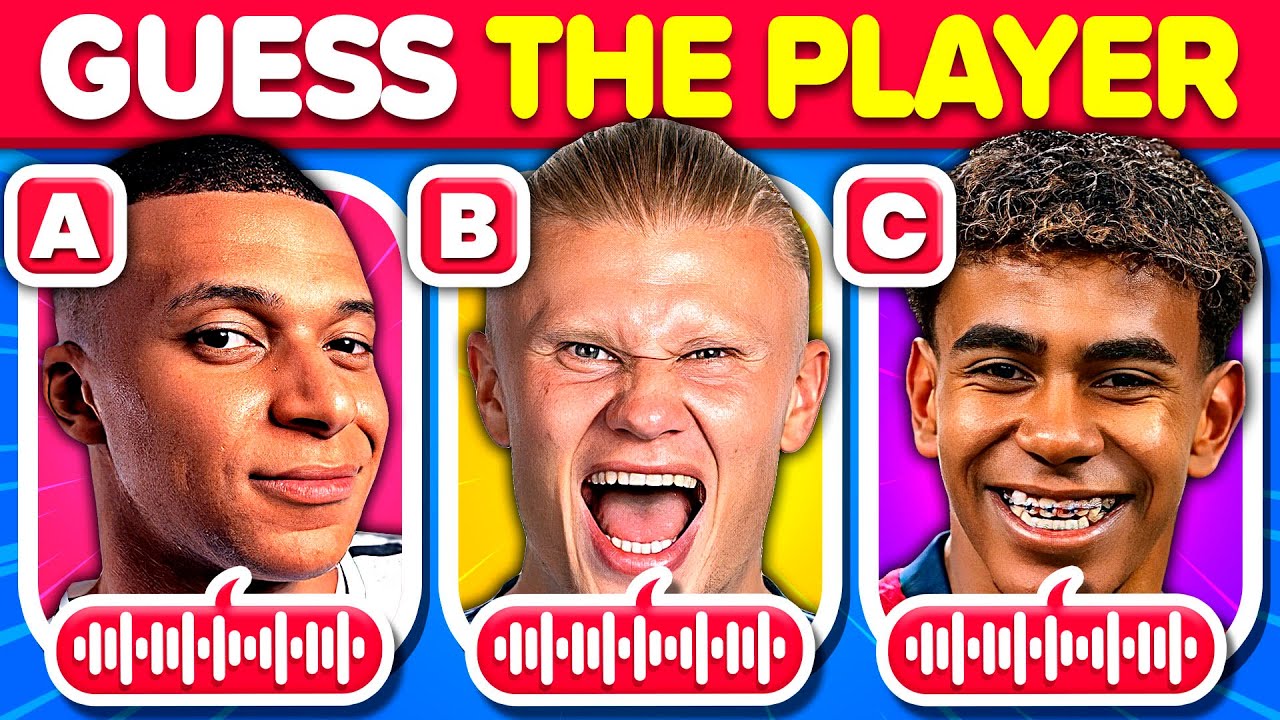 Guess The Football Player By His Voice ⚽🔊🤔 - PlayQuiz Challenge | Test Soccer