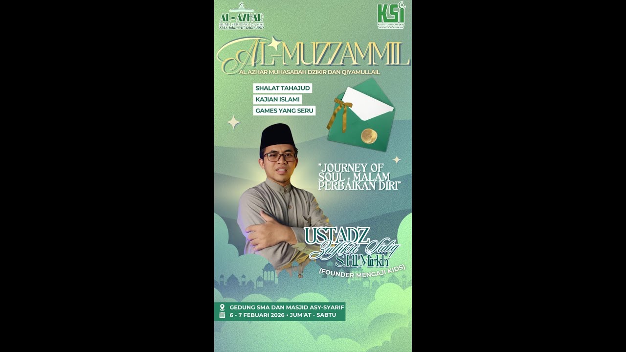 Al-Muzzammil 2026 : Journey of soul, Malam Perbaikan Diri