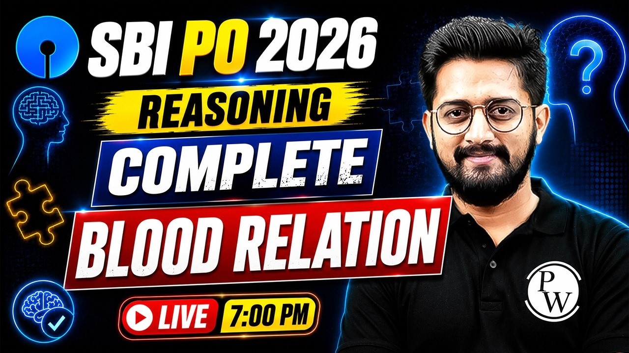 SBI PO Reasoning | Blood Relation Reasoning | Complete Blood Relation | by Sachin Sir