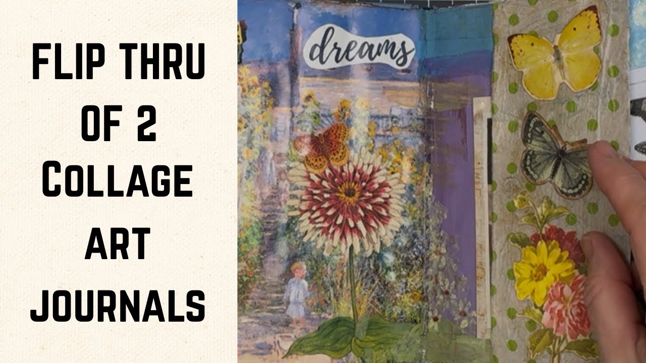 2 Collage Art Journals: Check out the Flip Throughs 😀