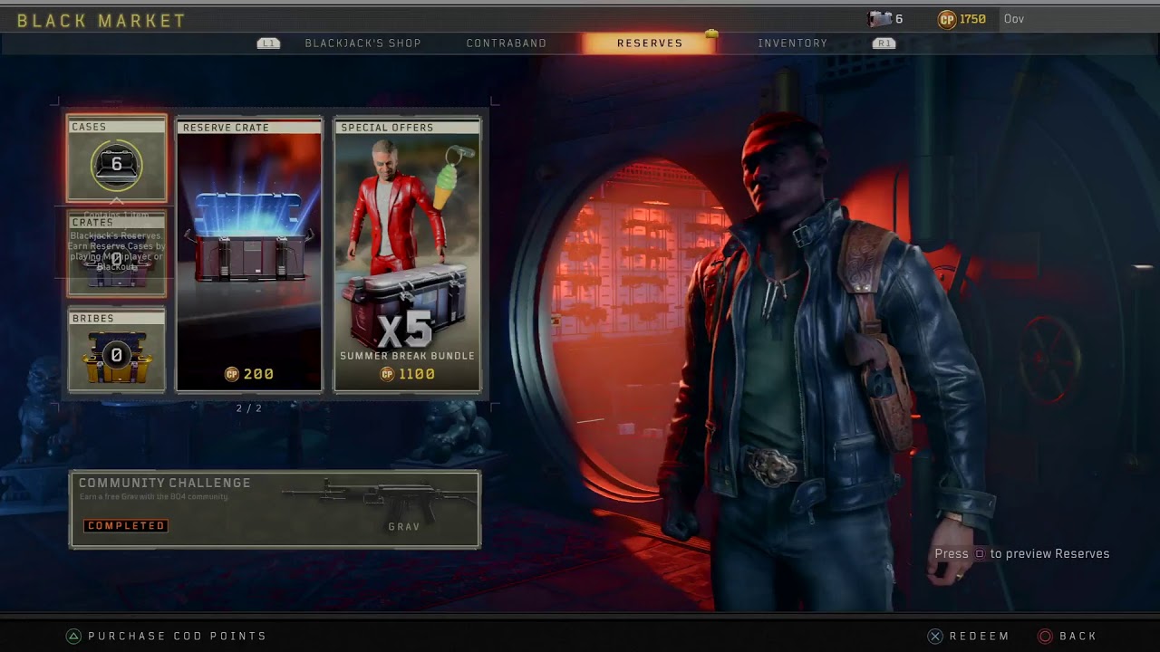 Opening 6 Reserve Cases in Call of Duty Black Ops 4 - PS4 PlayTime #lootbox #blackops4 #cod