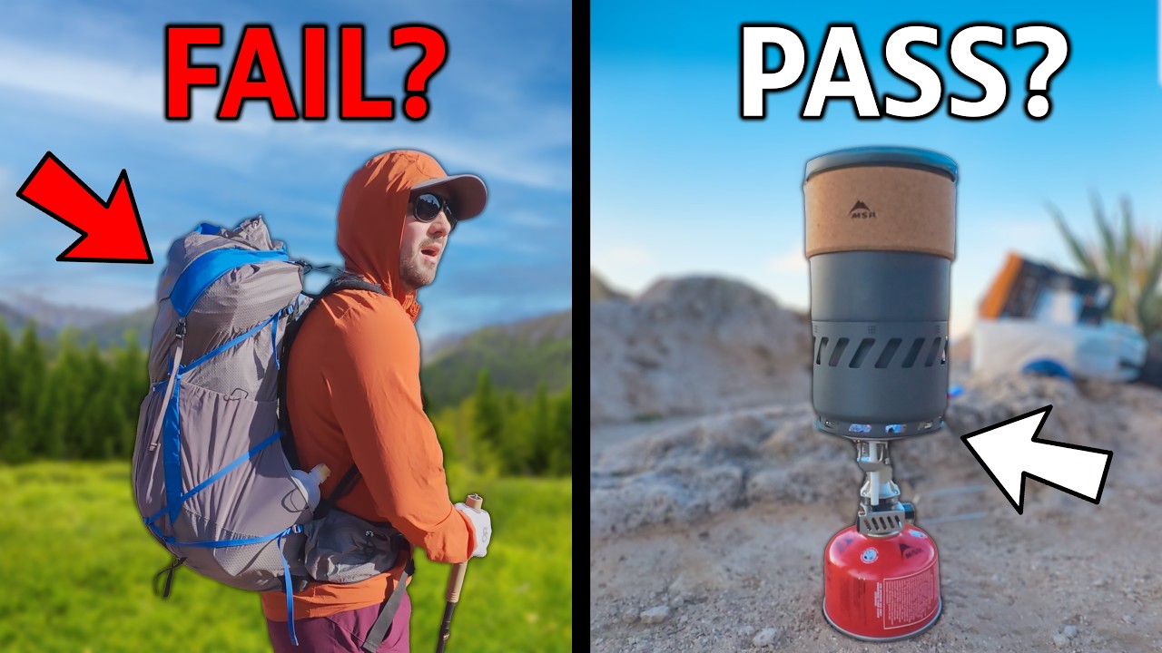 I Went Backpacking with the Worst Gear Ever