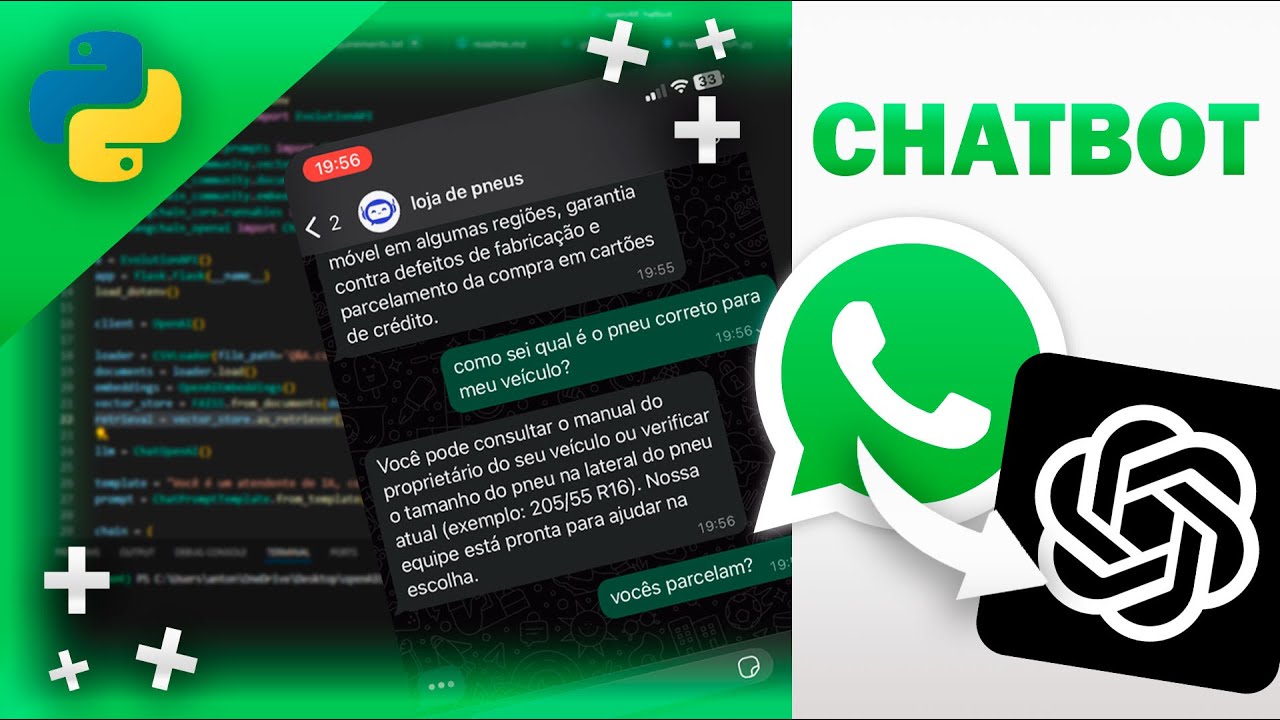 CHATGPT+ WHATSAPP: CRIAÇÃO DE CHATBOT ESPECIALIZADO EM PYTHON (PASSO A PASSO)