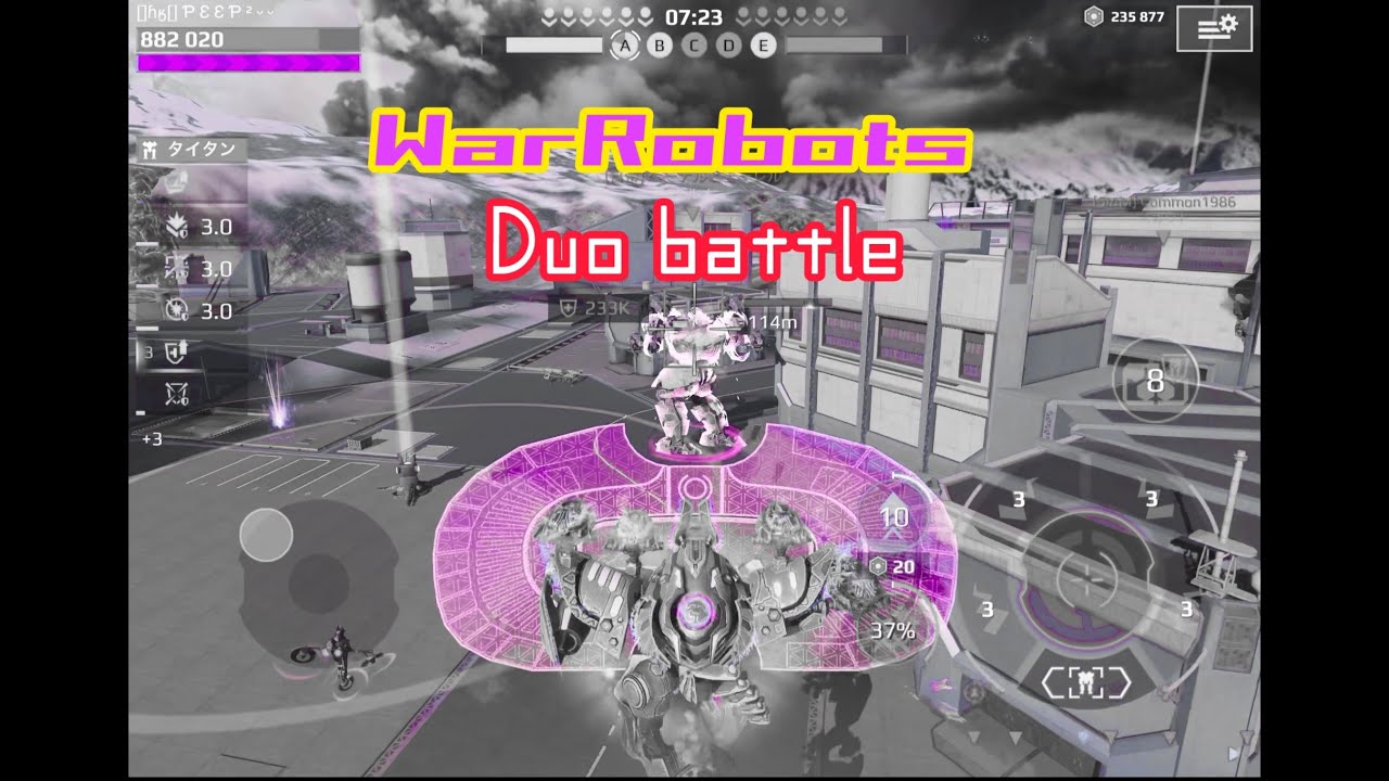 ［WarRobots］Duo battle 2round