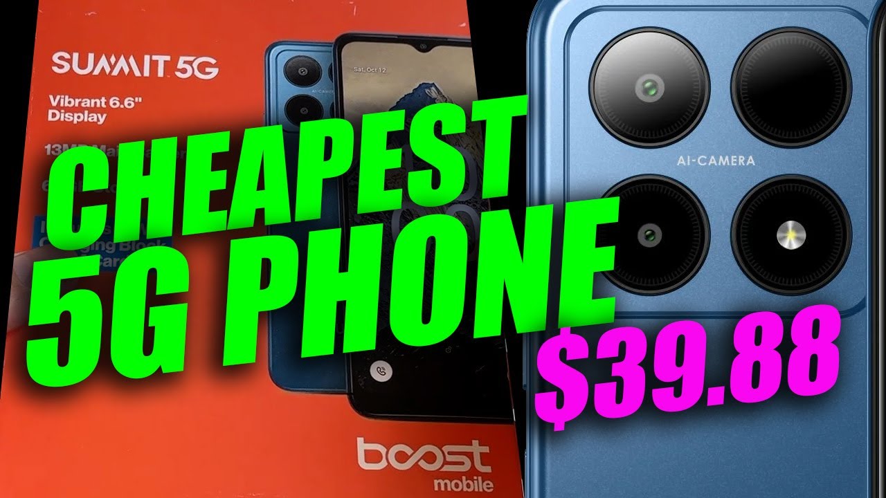 Best Cheap 5G Phone for $39.88 Summit 5G by Boost Mobile