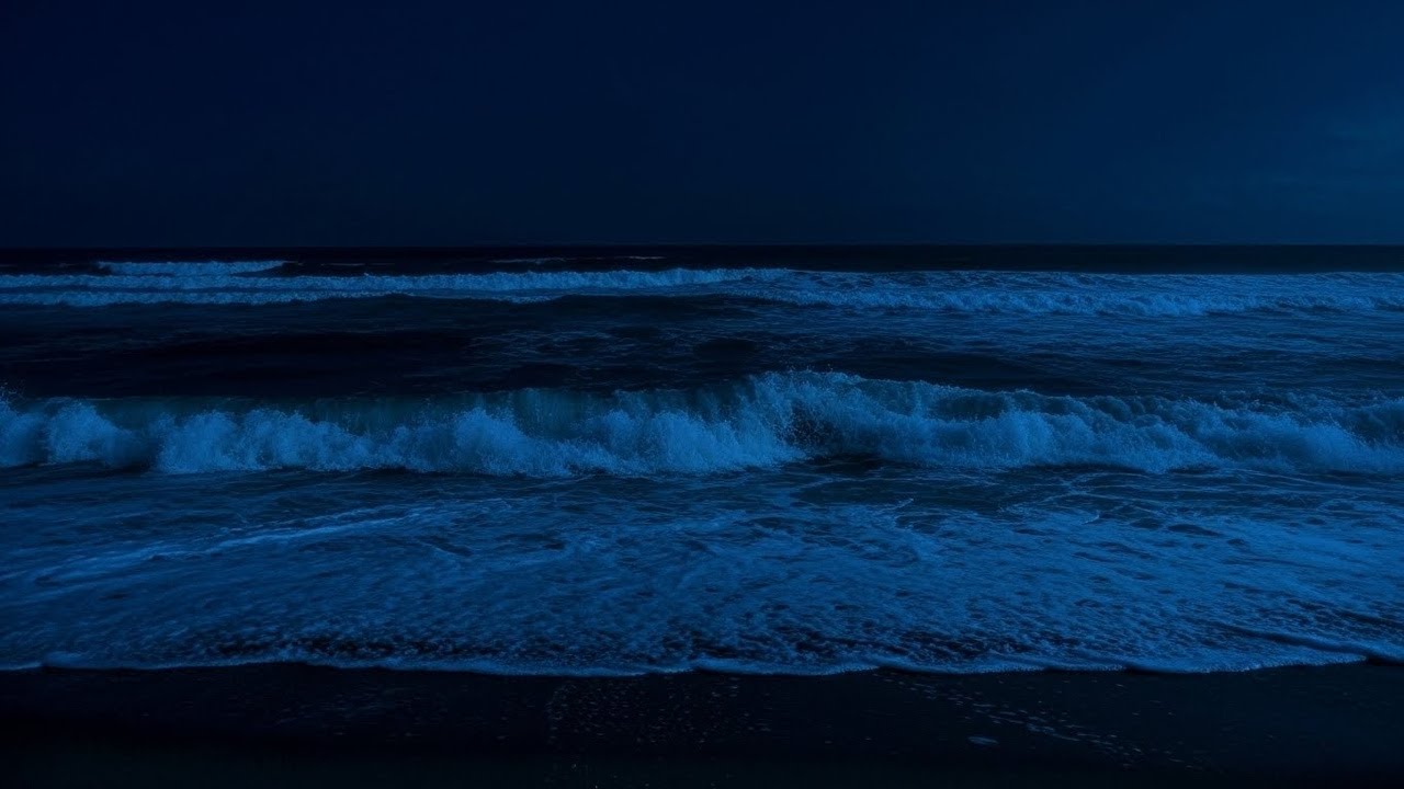 Sleep for Busy Minds: Ocean Sounds to De-stress & Rest (Black Screen)