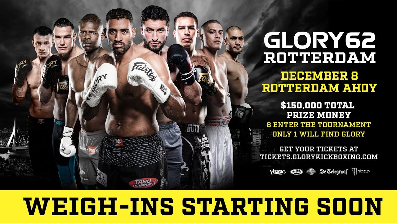GLORY 62 Rotterdam: Weigh-ins