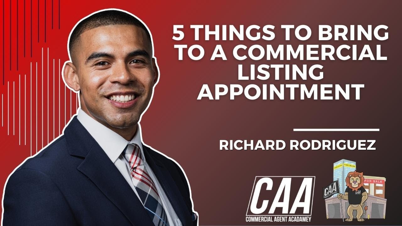 🔴 5 Things To Bring To A Commercial Listing Appointment
