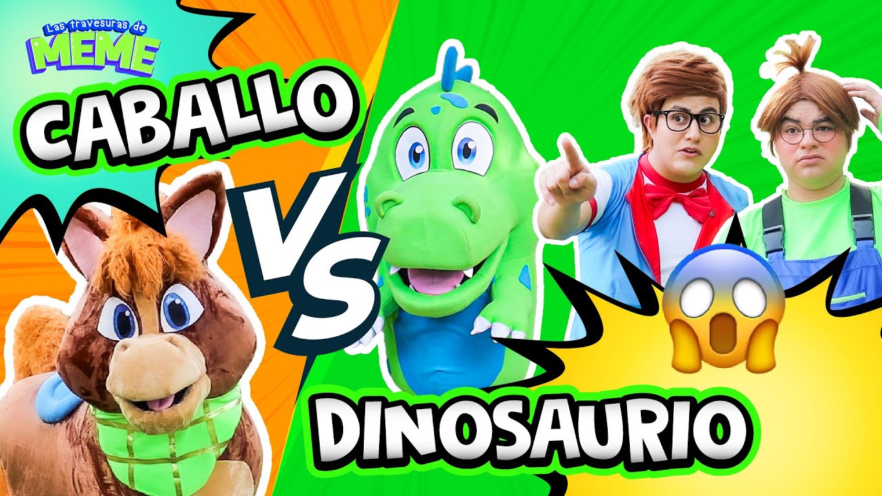 Se pelearon por Meme | Meme se queda sin amigos | El Dinosaurio conoce a la Caballo Loco