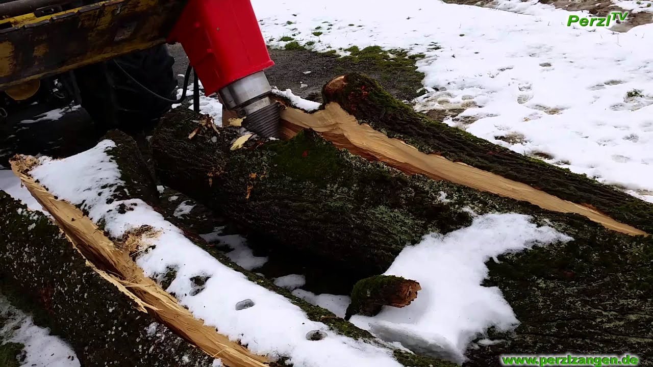 Kegelspalter am Frontlader - Perzl Maschinenbau