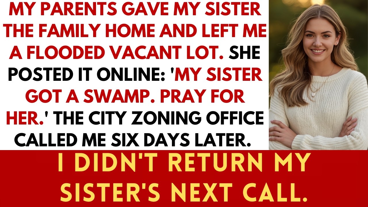 My Parents Gave My Sister The House And Left Me A Flooded Lot — She Posted It Online...