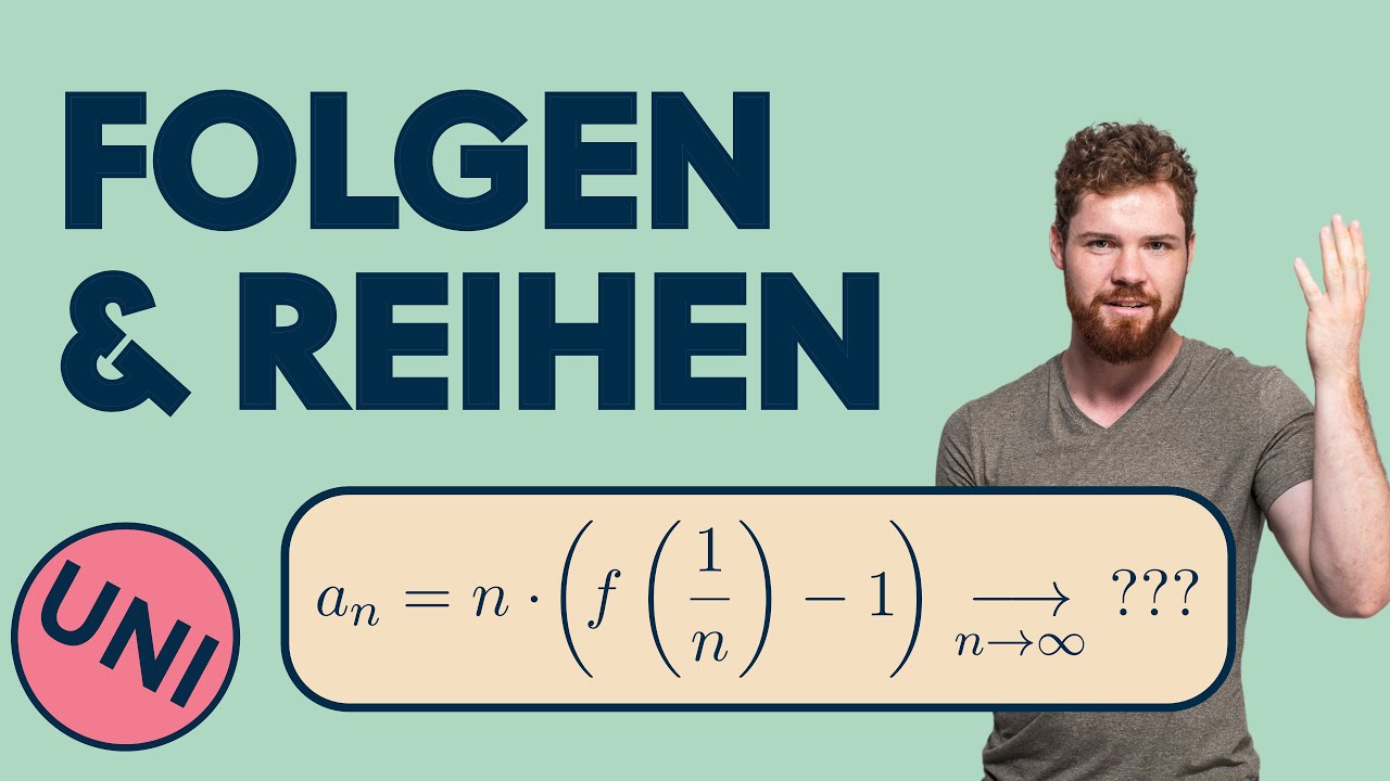 KLAUSURAUFGABE Grenzwert Folge & Konvergenz Reihe definiert durch unbekannte Funktion mit Tangente