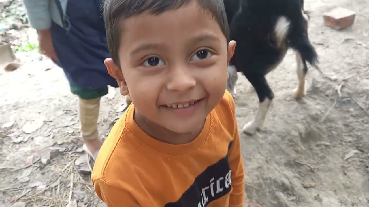 শশুর বাড়িতে,, নতুন  বছরে ছাগলের বাচ্চা হওয়াতে সালা সালি খুব খুশি,, ছাগলের অদ্ভুত নাম,,,,, 