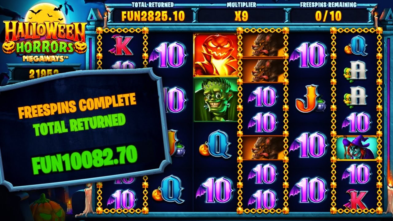 CASSINO forra no HALLOWEEN HORRORS MEGAWAYS - Slot novo da Iron Dog Studio - ESCADINHA E FORRA!!!