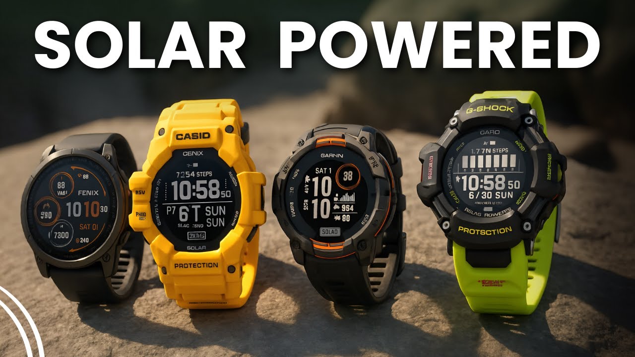 Best Solar Smartwatches In 2025: Top Solar Powered Watches From Garmin, Suunto & G-Shock