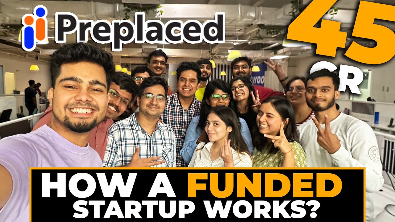 Office Tour of an 45cr Indian Startup! | How a funded startup works? | Preplaced 🚀