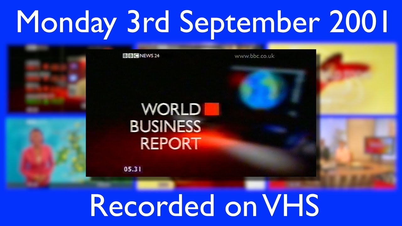 [IN FULL] 2001 World Business Report within World Today on BBC News 24 | 3rd September 2001
