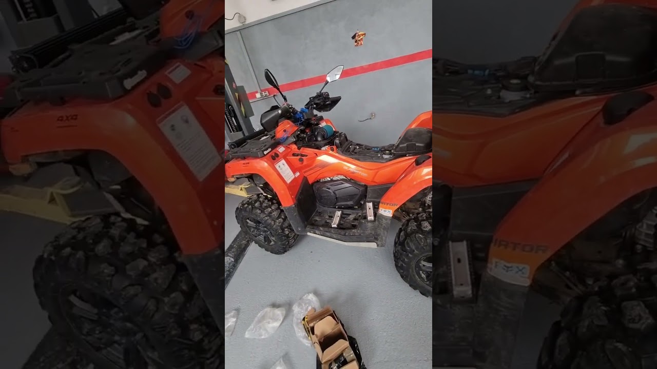 Servisná prehliadka cfmoto x850 G2.#atv #quad #CFMOTO #X850 #g2 #gladiator #service #oil #winter