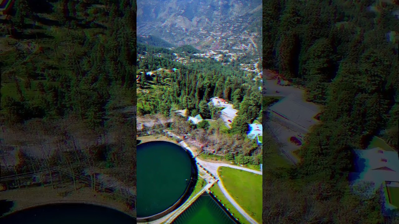 Dunga Gali water tank | Galiyat view | nathiagali drone view