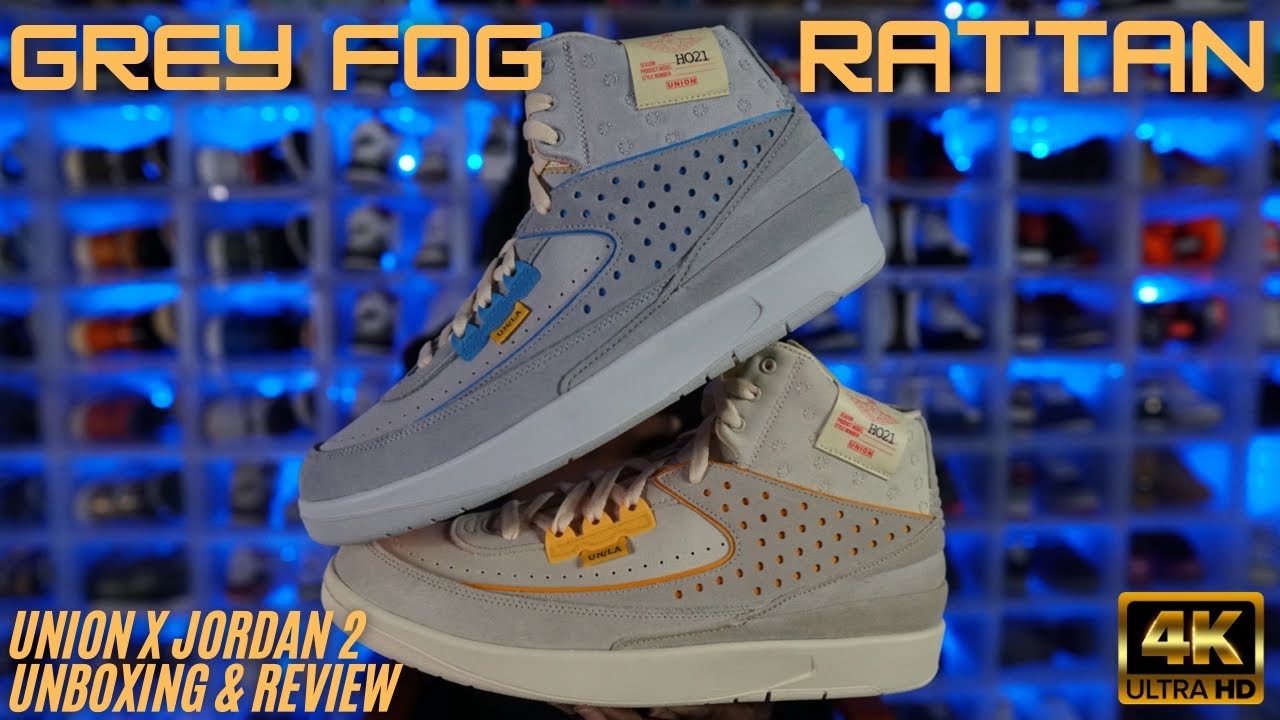 UNION AIR JORDAN 2 GREY FOG & RATTAN UNBOXING & REVIEW| UNION LOS ANGELES| JORDAN 2| FLYEERR KICKS
