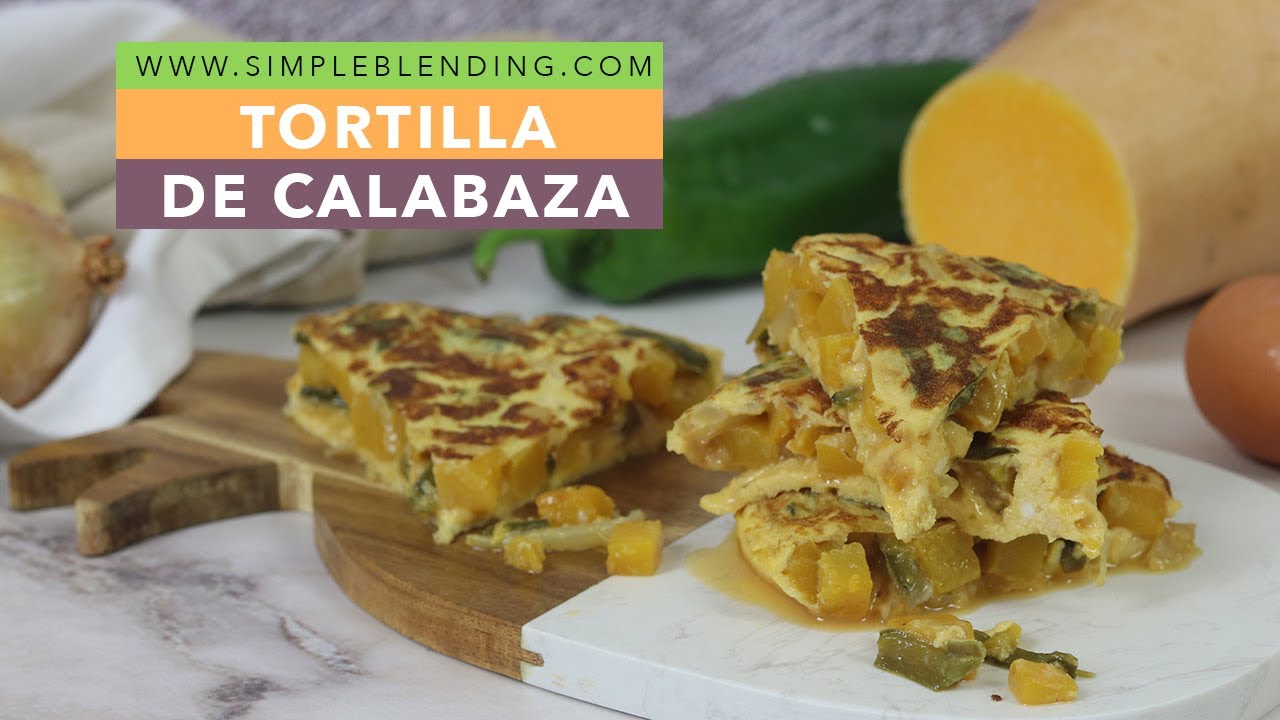 TORTILLA DE CALABAZA | Espectacular tortilla de pimiento y calabaza | Tortilla de verdura